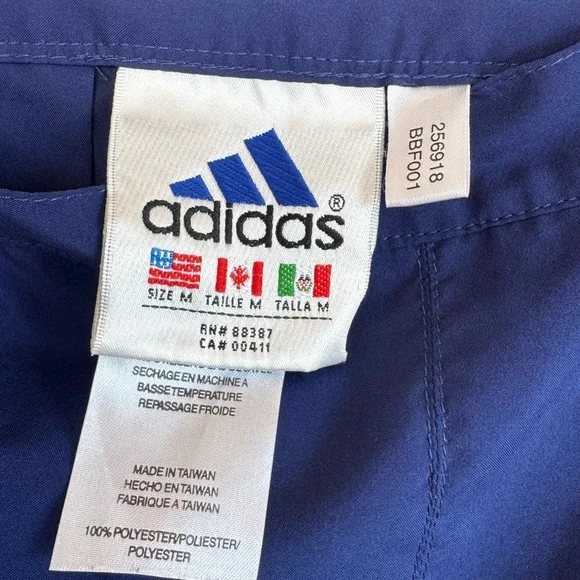 Vintage Adidas Navy Pleated Tennis Skirt - Navy Embroidered Logo - Medium - Picture 6 of 10